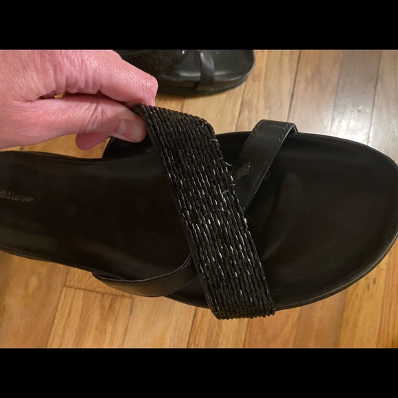 Croft & barrow sequin slide sandal - Picture 2 of 4